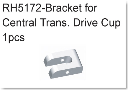 VRX509-511 1/5  BRACKET FOR CENTRAL TRANS. DRIVE CUP 1PC