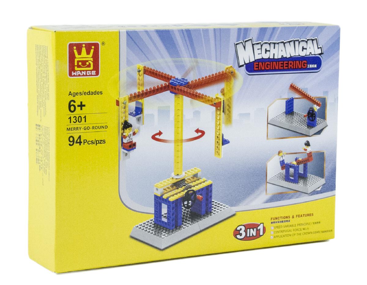 4in1 Power Machinery Chair Set (296 Pieces) - 4in1 Power Machinery Set 1404 lets you build a chair, impact hammer, dinosaur, or engine. Play, take apart, repeat! 