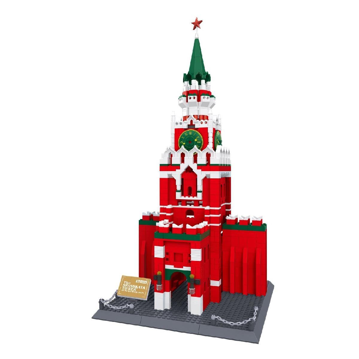 Russian Spasskaya Tower of Moscow Kremlin, 1044 pieces