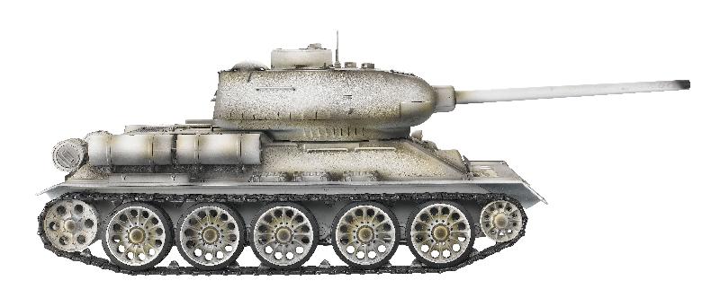 Taigen T34/85 (Metal Edition) Infrared 2.4GHz RTR RC Tank 1/16th Scale - Taigen T34/85 (Metal Edition) Infrared