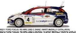 1/18 FORD FOCUS WRC 02 RALLY CATALUN