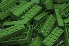 2X6 STUD GREEN BRICKS 80 PACK  - COMPATIBLE WITH MAJOR BRANDS