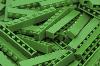 1X8 STUD GREEN BRICK 80 PACK - COMPATIBLE WITH MAJOR BRANDS