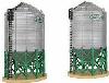 SUKUP GRAIN TOWERS (2) LARGE HO SCALE