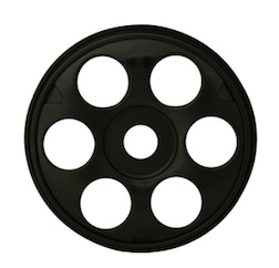 1/8 ST SWEEPER BUGGY RIMS BLACK (4)