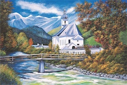 THE CHURCH OF RAMSAU 1,000 PIECE PUZZLE (DISCONTINUED/COLLECTIBLE)