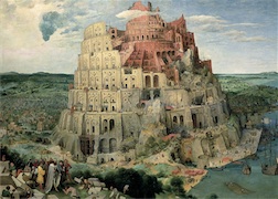 THE TOWER OF BABEL MINI 1,000 PIECE MINI PUZZLE