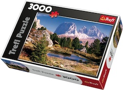 3000 PIECE LAKE IN DOLOMITES PUZZLE